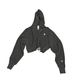 Champion Dark Gray Reverse weave Hoodie